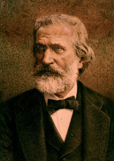 Porträt von Giuseppe Fortunino Francesco Verdi von G. Barchetta