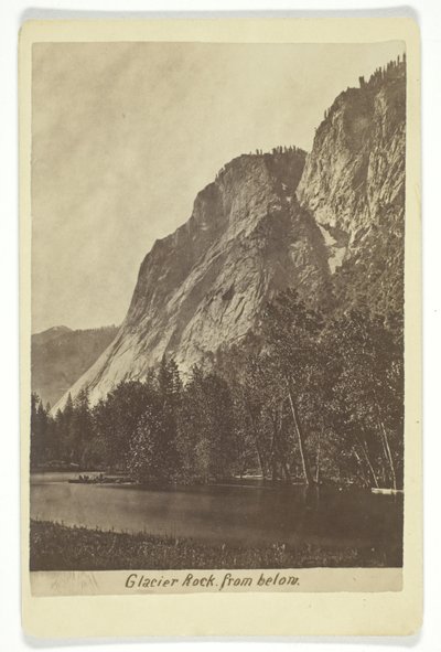 Gletscherfelsen von unten von G. Fagersteen