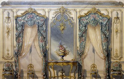 Wohnzimmer im Rokokostil von G. Felix Lenoir