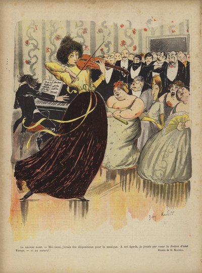 Illustration für Le Rire von G. Kadell