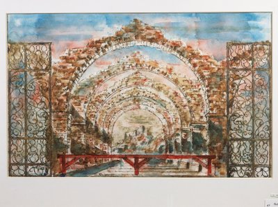 Bühnenbild für das Ballett 