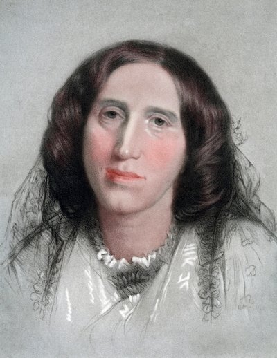 George Eliot, englische Schriftstellerin, 19. Jahrhundert von G Sidney Hunt