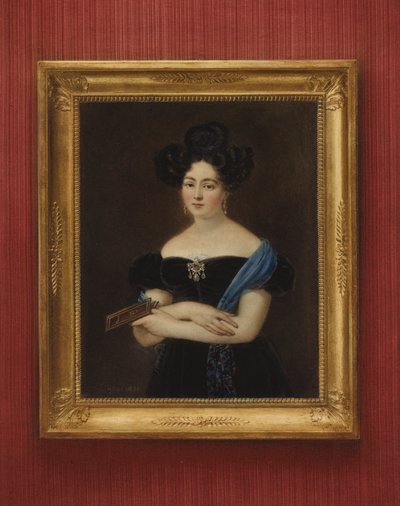Porträt einer unbekannten Dame von Gabriel Aristide Passot