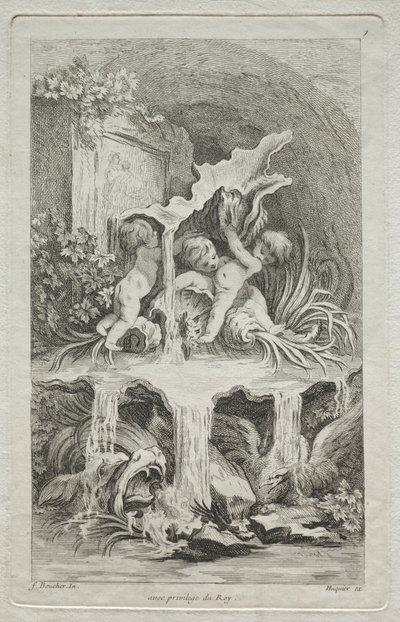 Buch der Brunnen: Nr. 7 von Gabriel Huquier