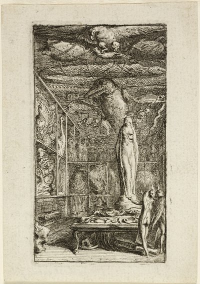 Frontispiz für Almanach Historico-Physique von Gabriel Jacques de Saint Aubin
