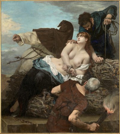 Szene der Inquisition in Spanien von Gabriel Joseph Marie Augustin Ferrier