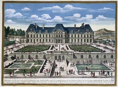Schloss von Meudon von Gabriel Perelle