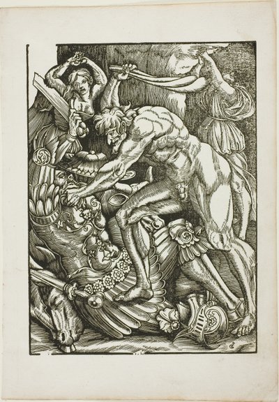 Die Arbeiten des Herkules: Herkules und Cacus von Gabriel Salmon