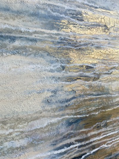 Schimmernde Goldene Schichten von Gabriela Aleksandra Szuba