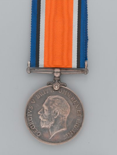 Britische Kriegsmedaille 1914-20, verliehen an Private Andreya von Gaetano Matteo Monti