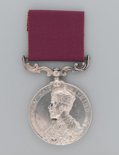 Langzeitdienst- und Gute-Verhaltens-Medaille, Naik Karam Khan von Gaetano Matteo Monti
