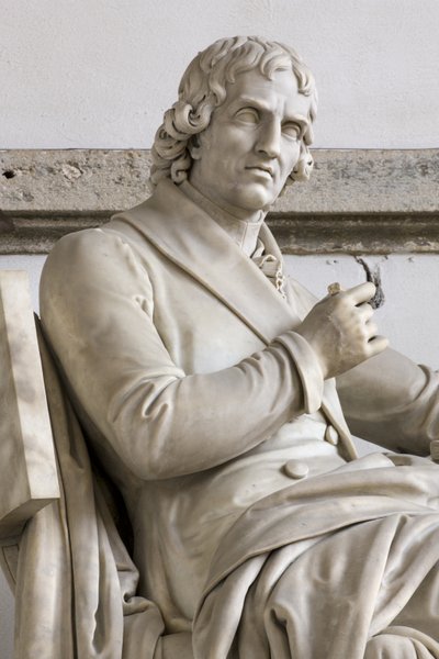 Statue von Giuseppe Parini von Gaetano Matteo Monti