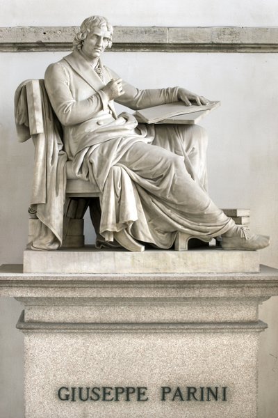 Statue von Giuseppe Parini von Gaetano Matteo Monti
