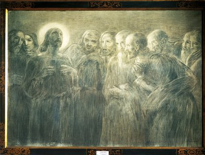 Christus unter den Aposteln von Gaetano Previati