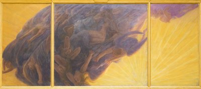 Der Fall der Engel, ca. 1913, Gaetano Previati von Gaetano Previati