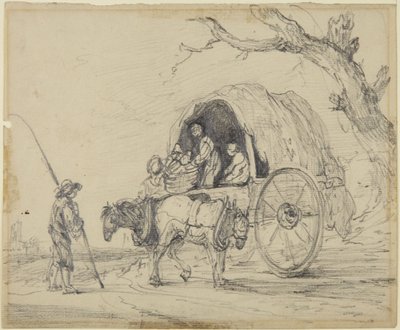 Junge, Pferde und ein Karren von Gainsborough Dupont