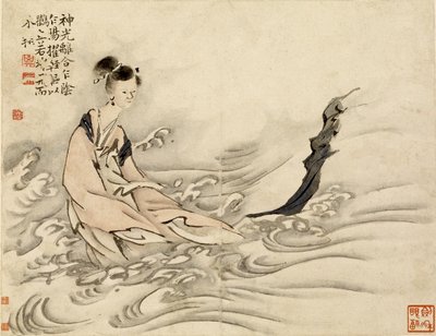 Göttin des Lo-Flusses von Gao Qipei