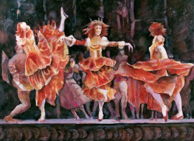 Szene aus Romeo und Julia, Royal Ballet, Covent Garden von Gareth Lloyd Ball