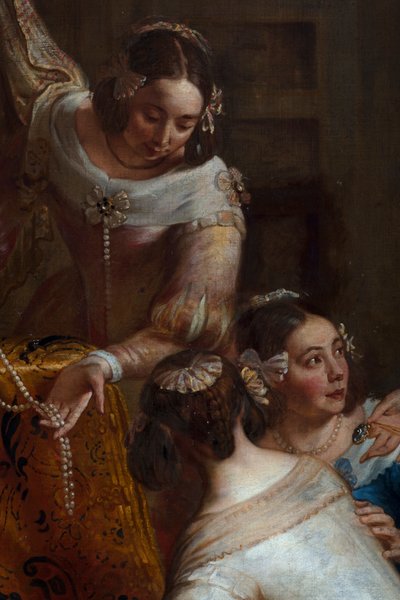 Erzherzogin Isabella von Spanien, die ihre Juwelen der Basilika St. Martin in Halle schenkt von Gaspar De Crayer