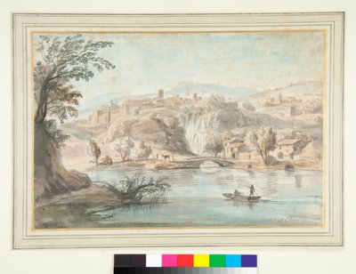 Landschaft bei Tivoli von Gaspar van Wittel