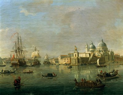 Ansicht von Venedig mit Giudecca und Zollhaus (Detail) von Gaspar van Wittel
