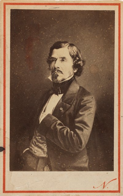 Porträt von Eugène Delacroix 1798-1863, 1858 von Gaspard Félix Nadar