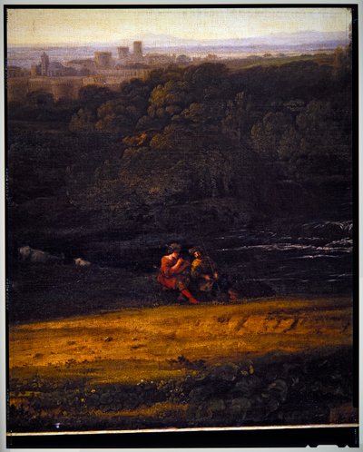 Italienische pastorale Landschaft (Detail) von Gaspard Poussin Dughet