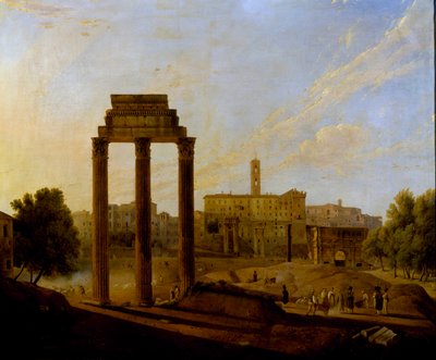 Rom: Blick auf das Forum in Richtung Kapitol von Gaspare Gabrielli