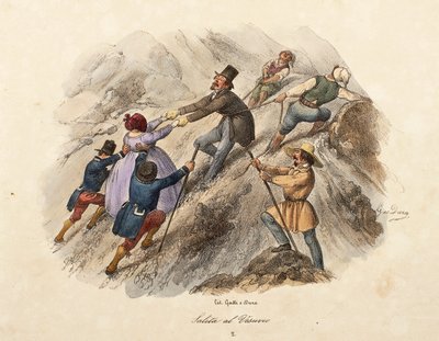 Der Aufstieg zum Vesuv von Gatti and Dura