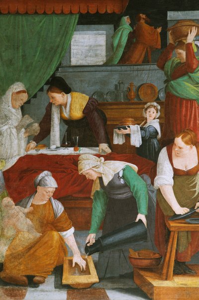 Geburt Mariens und Verkündigung an St. Anna und St. Joachim von Gaudenzio Ferrari