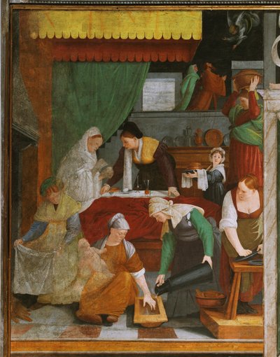 Geburt Mariens und Verkündigung an St. Anna und St. Joachim von Gaudenzio Ferrari