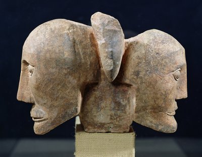 Doppelköpfige Büste des Hermes, aus Roquepertuse von Gaulish