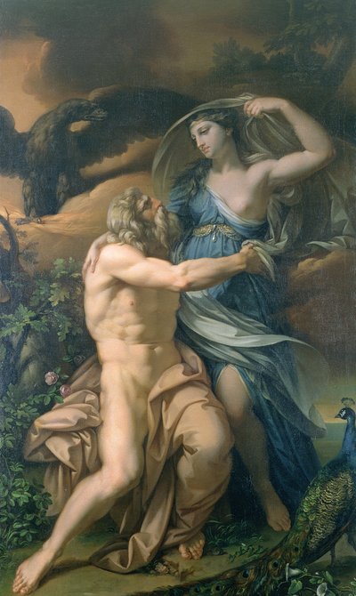 Juno und Jupiter von Gavin Hamilton