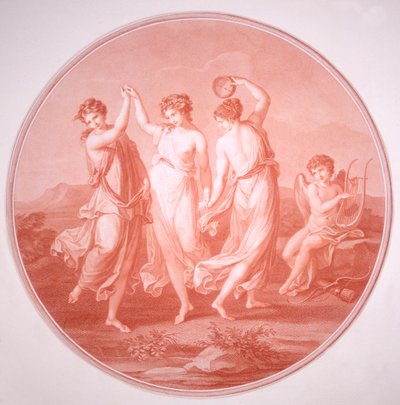 Die drei Grazien und Amor von Gavrila Ivanovitch Scorodomoff