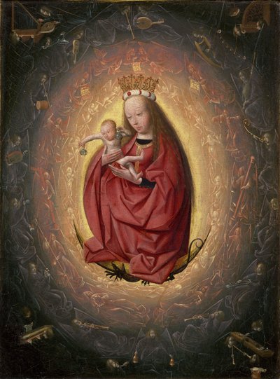 Die Verherrlichung der Jungfrau, 1490-1495 von Geertgen Tot sint Jans
