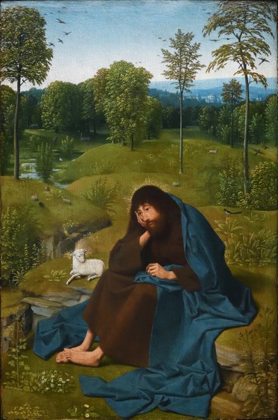 Johannes der Täufer in der Wildnis von Geertgen Tot sint Jans
