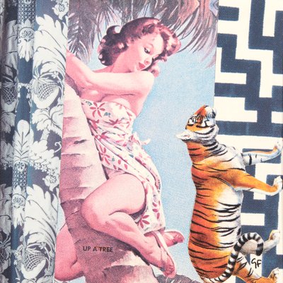 Kletterndes Mädchen mit Tiger, 2016 von Genevieve French