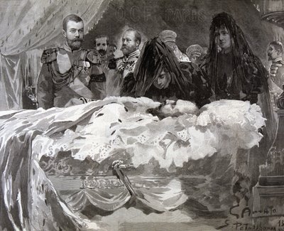 Tod von Zar Alexander III., Nov. 1894 von Gennaro Amato