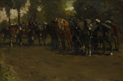 Kavallerie in Ruhe von Georg-Hendrik Breitner