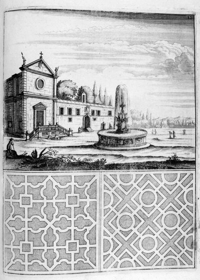 Haus-, Brunnen- und Gartendesign, 1664 von Georg Andreas Bockler