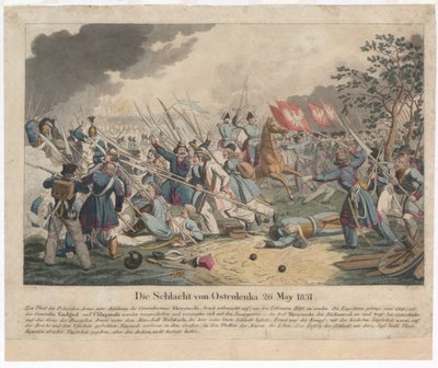 Die Schlacht von Ostroleka am 26. Mai 1831 von Georg Benedikt Wunder