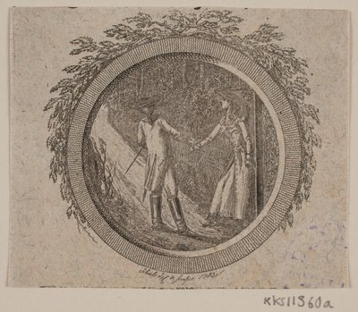 Titelvignette zu S. Richardson: "Miss Clarissa Harlowes Geschichte", zweiter Teil von Georg Christian Schule