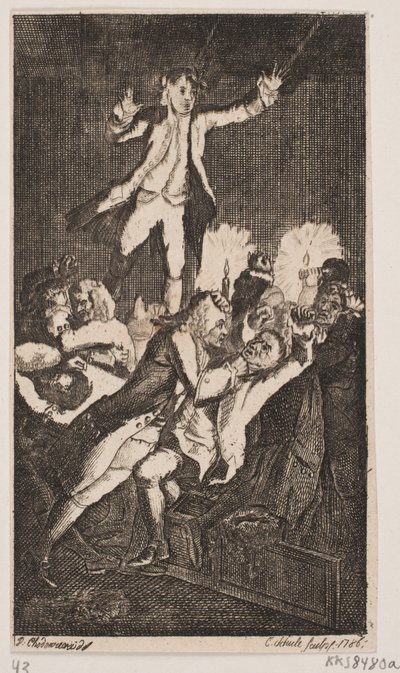 Titelvignette zu Smollett "Peregrine Pickles Tildragelser" von Georg Christian Schule