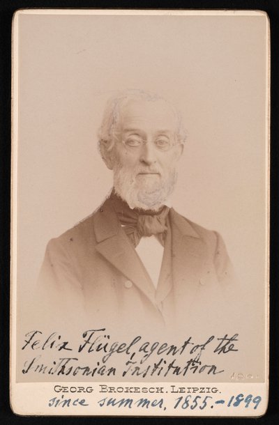 Porträt von Felix Flugel von Georg Conrad Adolph Brokesch