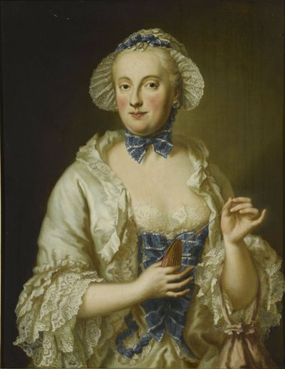 Porträt von Maria Anna Sophia von Sachsen, Kurfürstin von Bayern (1728-1797) von Georg Desmarees