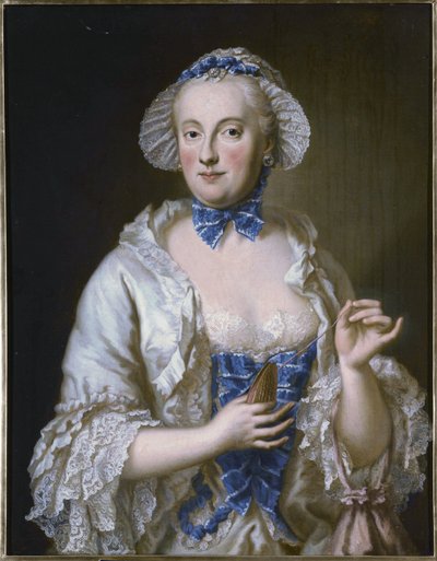 Porträt von Maria Anna Sophia von Sachsen, Kurfürstin von Bayern (1728-1797) von Georg Desmarees