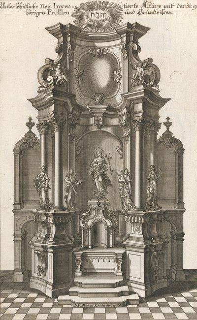 Entwurf für einen monumentalen Altar, Platte c aus 