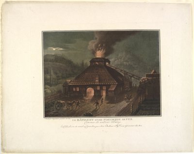 Ein Gebäude einer Eisenhütte von Georg Haas