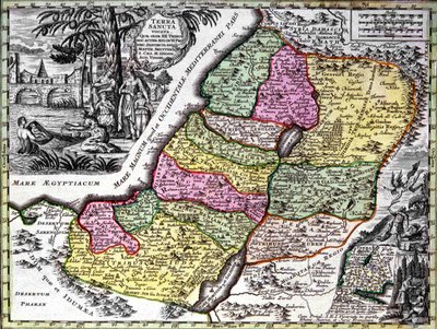 Das Heilige Land (Palästina) von Georg Matthäus Seutter