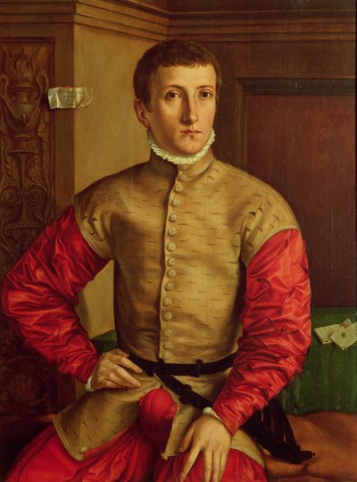 Porträt eines jungen Mannes, 1544 von Georg Pencz
